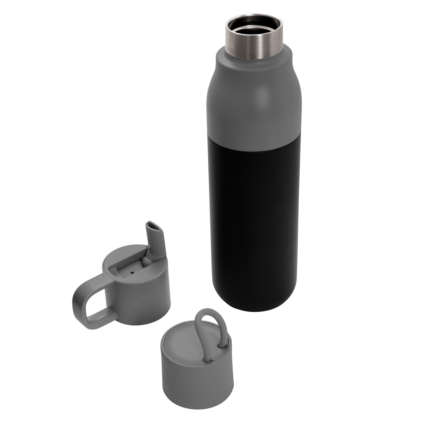 BOTELLA TÉRMICA CON DOS TAPAS "ROLLING TOP"