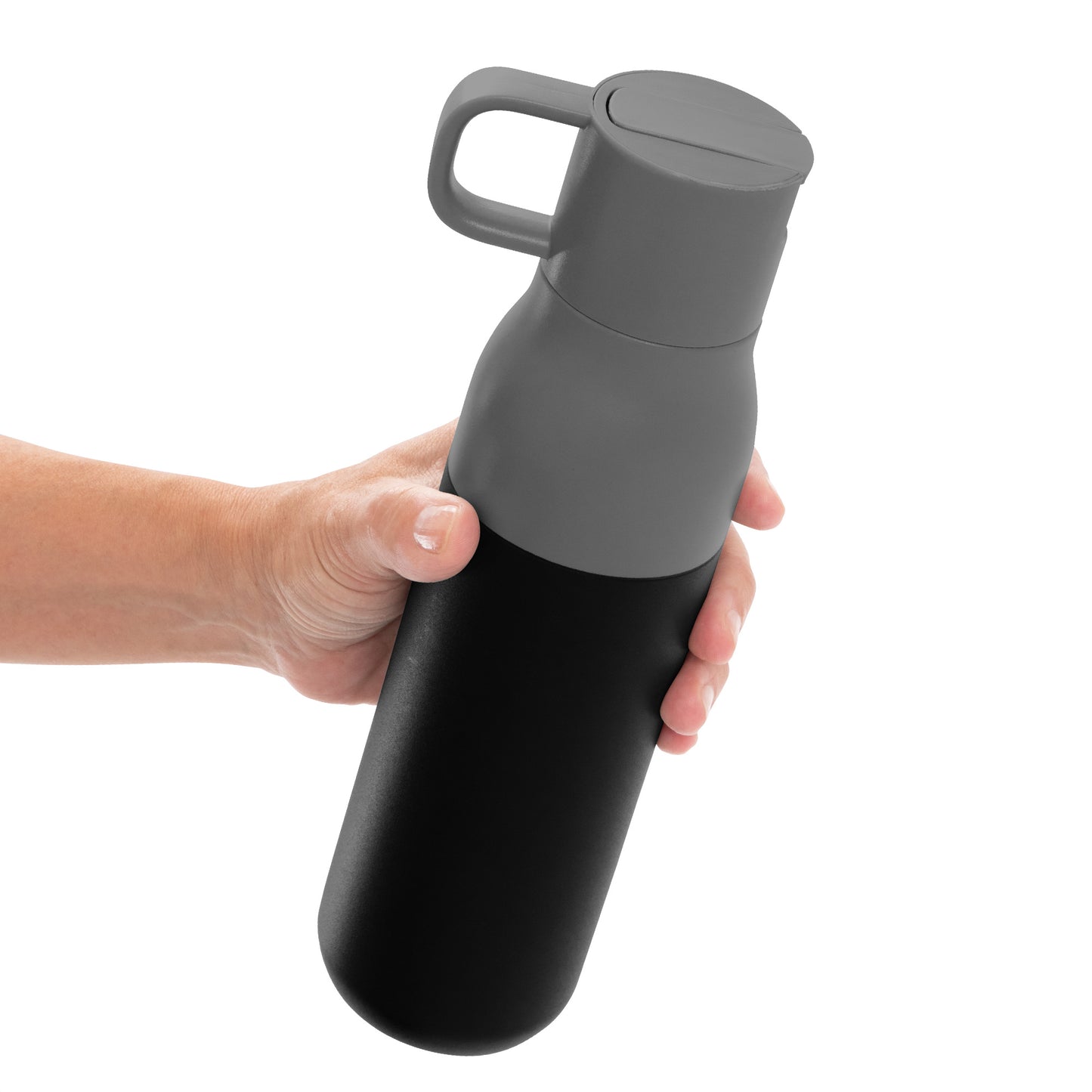 BOTELLA TÉRMICA CON DOS TAPAS "ROLLING TOP"