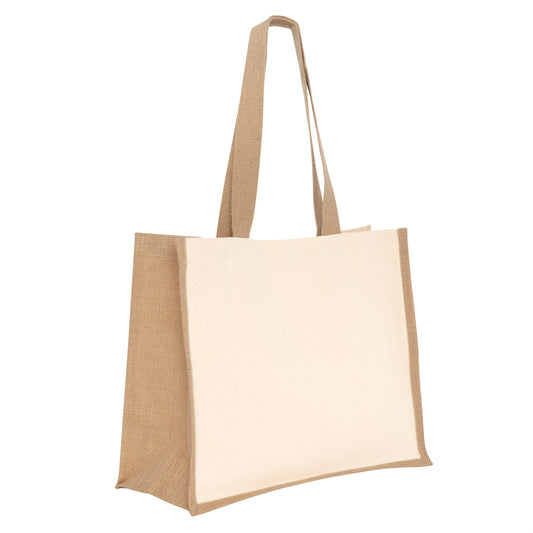 BOLSA DE ALGODÓN Y YUTE "YARI"